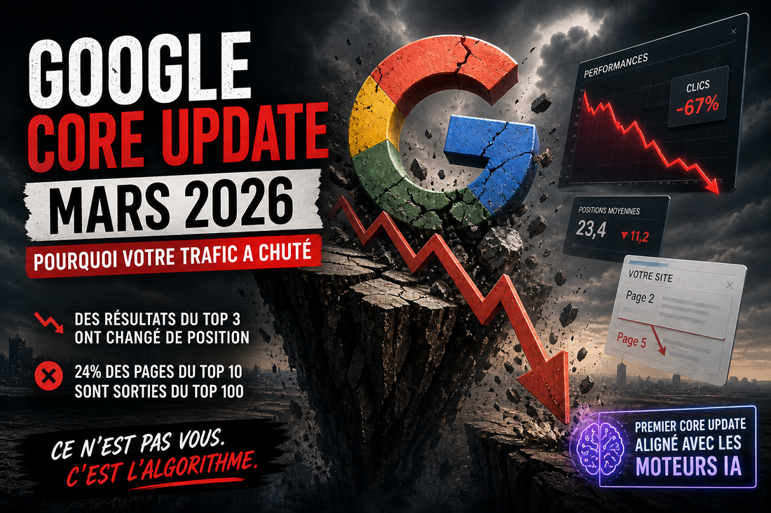 Google Core Update mars 2026 : pourquoi votre trafic a chuté